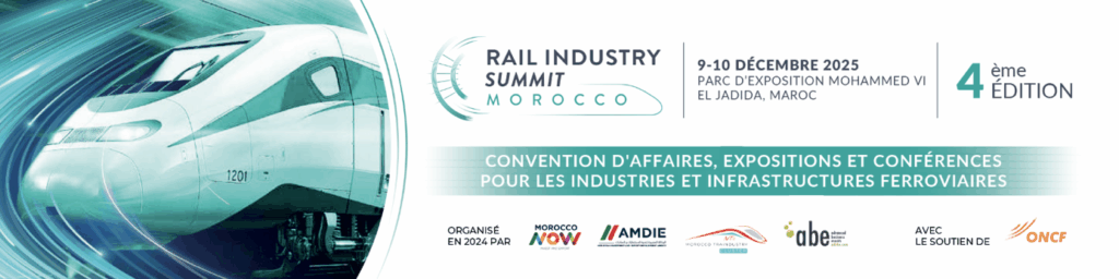 Sommet ferroviaire Maroc, décembre 2025, El Jadida.
